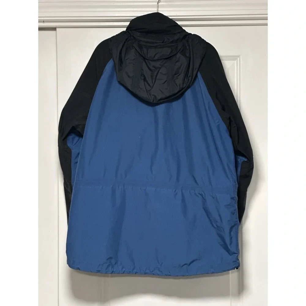The North Face, Men's Hyvent Parka, Black & Blue,‎ Size Large